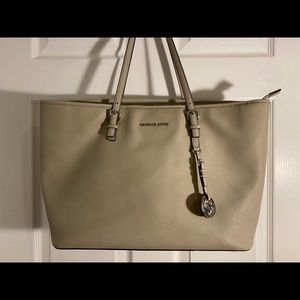 Beige MK Tote